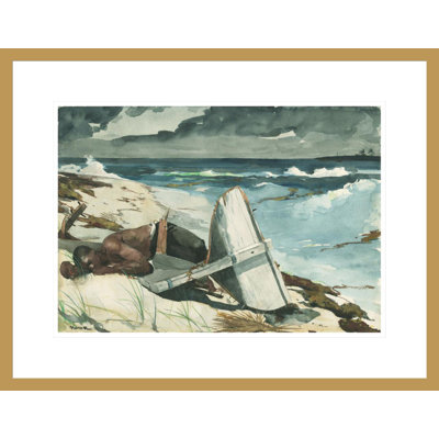 «After the Hurricane Bahamas» par Winslow Homer, impression giclée sur cadre