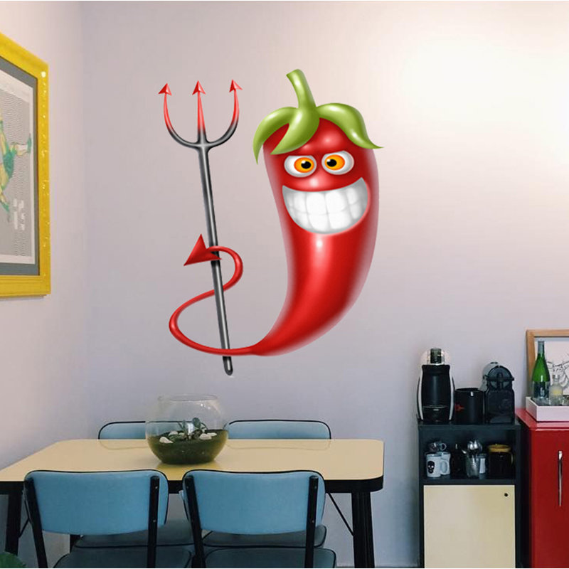 Adhésif décoratif Pepper Devil, H 22 po x l 30 po