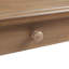 Bureau en bois massif avec 1 tiroir et pieds tournés (bureau)