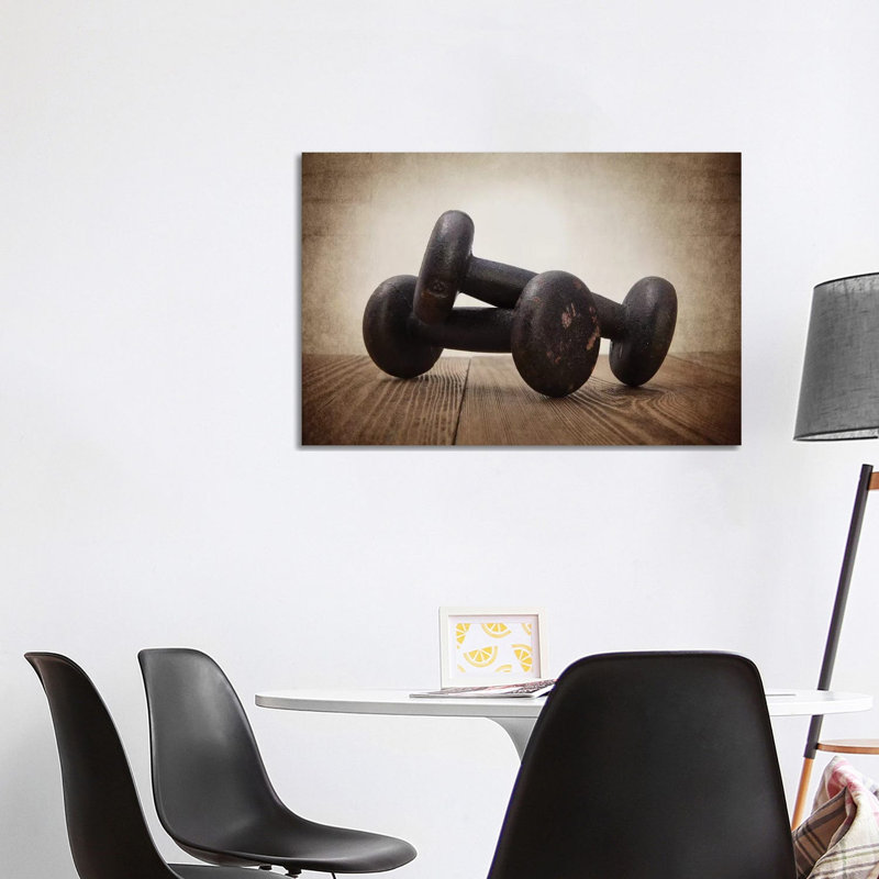 Vintage Weights - Print on Canvas, Wrapped Canvas, 101.6 cm H x 66.04 cm W x 3.175 cm D