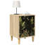 36cm W Engineered Wood Bedside Table