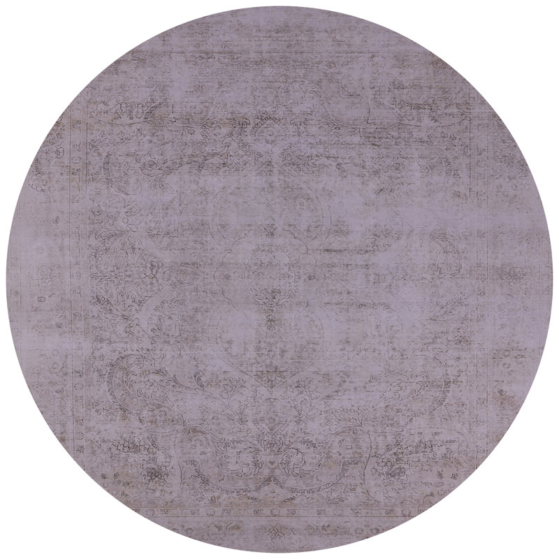 Tapis oriental gris Monserrat, Rond 8 pi