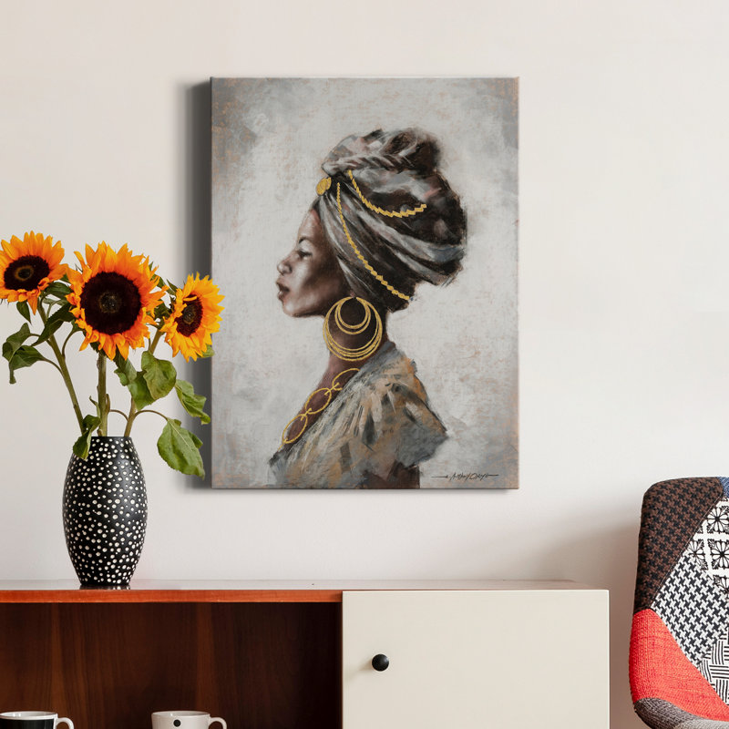 Beauté et force par E.A. Orme - reproduction d'art sur toile tendue, H 20 po x l 16 po x P 1 po