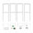 Metal Wall Mounted CD Storage Rack