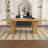 Rectangular Dining Table with Storage Base-2124759620