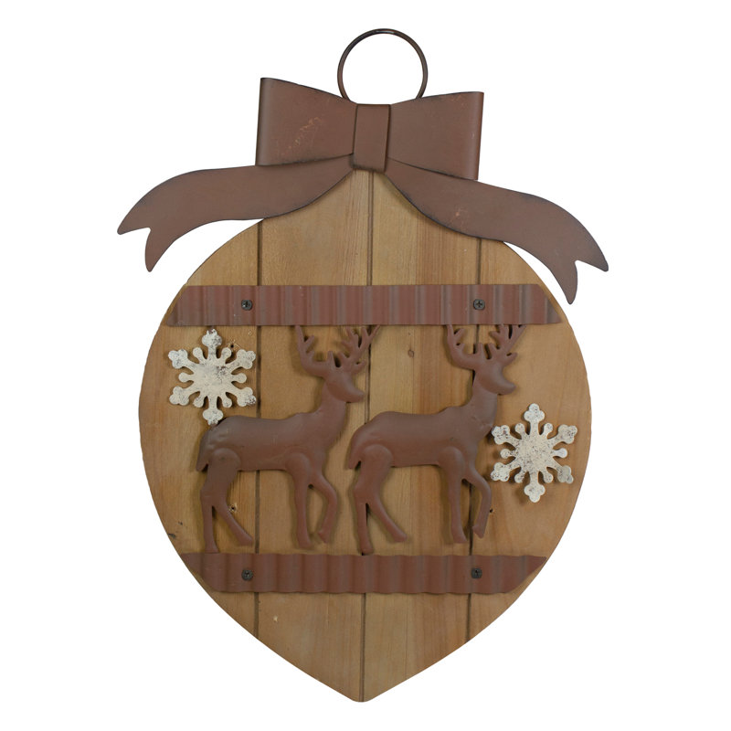 Enseigne rustique 17,5 po