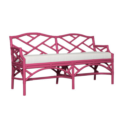 Banc en osier Chippendale