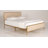 Upholstered Platform Bed with Velvet Headboard-621628381-621628382