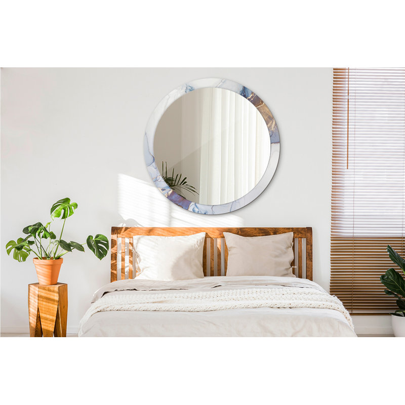 Huldar Glass Flat Wall Mirror
