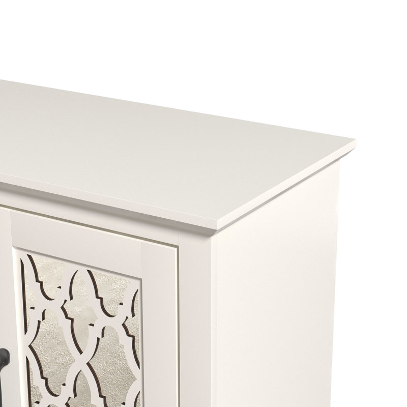 Armoire d'appoint Chessani, Ivoire ivoire