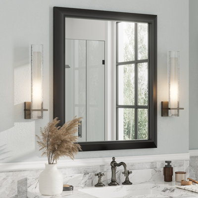 Amara Tempered Glass Mounted Wall Mirror