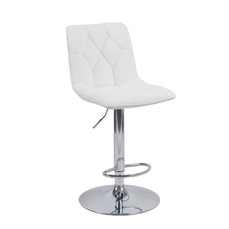 Arnet Pu Bar Stool 2pcs Black, White