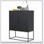 Buffet robuste en métal avec 2 tablettes-960179741