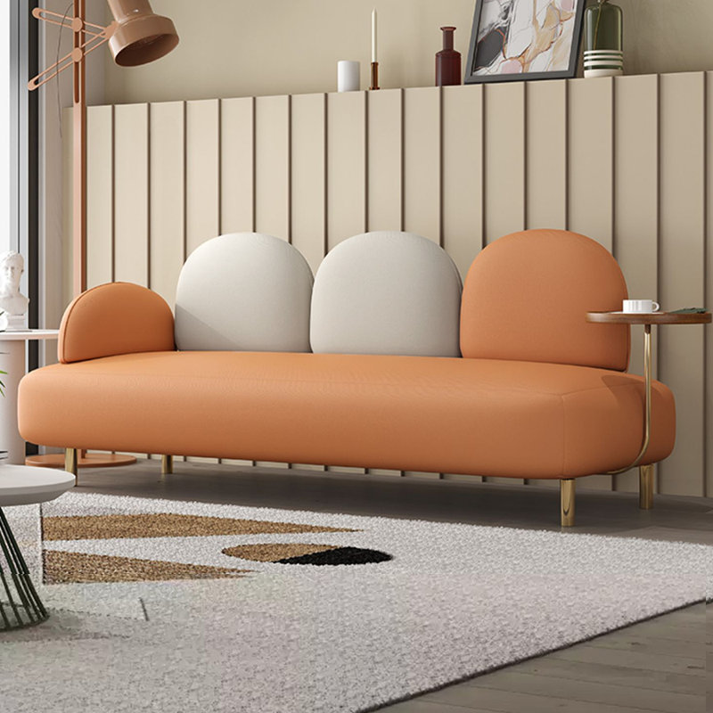 Méridiennes d'intérieur avec plateau Modern Creative, Orange, Orienté à gauche (vu de face)
