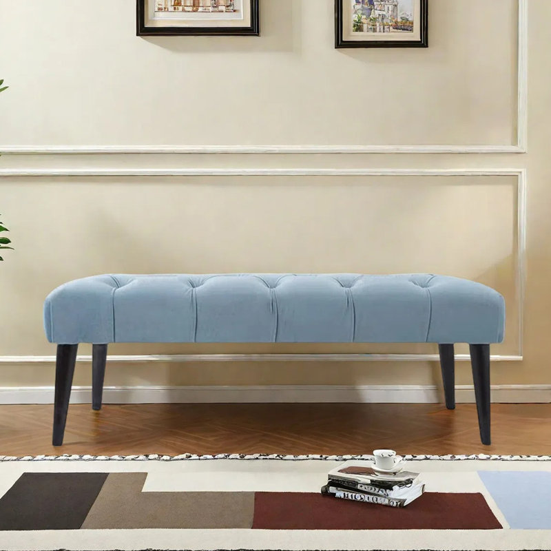Boucle de banc de repos en tissu, Bleu ciel