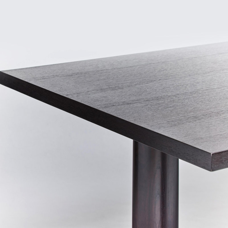 Aubry Solid Oak Dining Table, Coffee