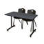 Table de formation en T Nick Nick, chaises empilables 2 M-32701888-32701889-32701884