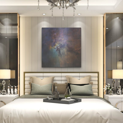  'Lagoon Nebula' by NASA's Hubble Space Telescope Metal Wall Art
