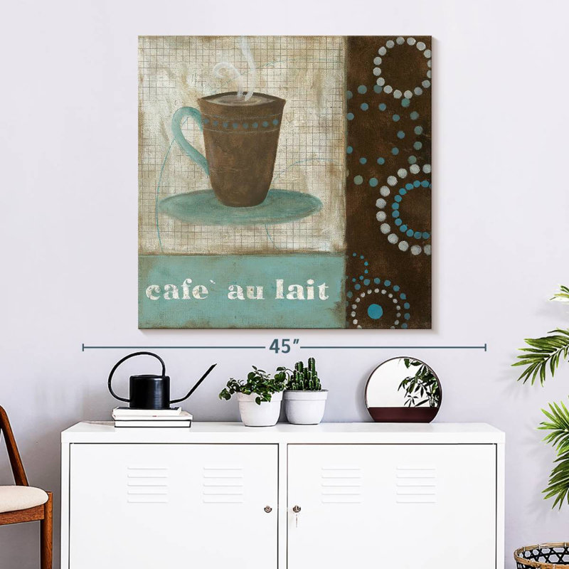 Café rustique au lait