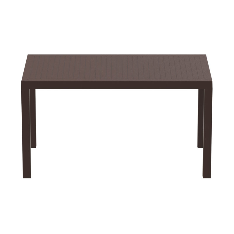 Outdoor Dining Table , in. W 31.5'' in. D, Brown, 55 Inch