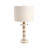 Table Lamp - Marble and Fabric - Modern Glam Accent - Stylish Contemporary Marble Design with Non-Woven Details-1858794968