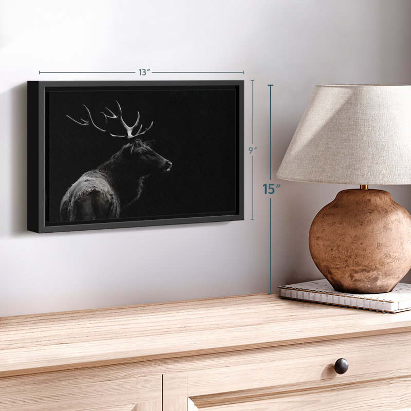 Impression sur toile monochrome, H 9 po x l 13 po