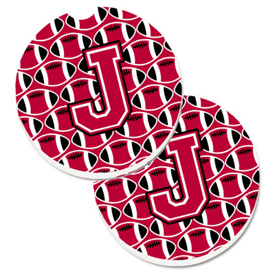 Ceramic Round 2 Piece Car Coaster Set