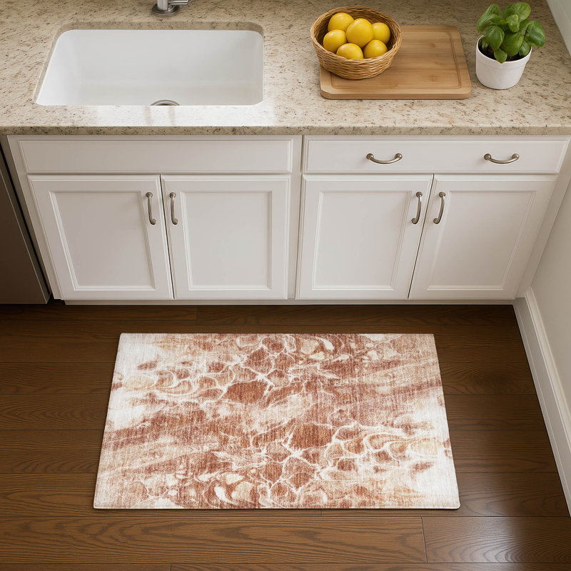 Premium Machine Washable Mayfield AMF1936 Abstract Rug, Rectangle 1'8" x 2'6"