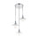 Luminaire suspendu conique 3 lumières grappe Sequim