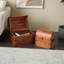 Boîte de rangement décorative en bois Jadis