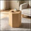 Table d'appoint hexagonale avec base robuste