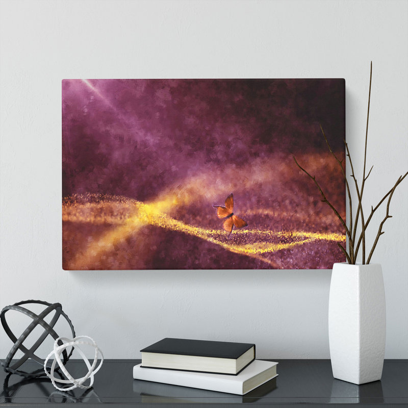 Butterfly Vol.1 - Wrapped Canvas, 35cm H x 50cm W x 3cm D