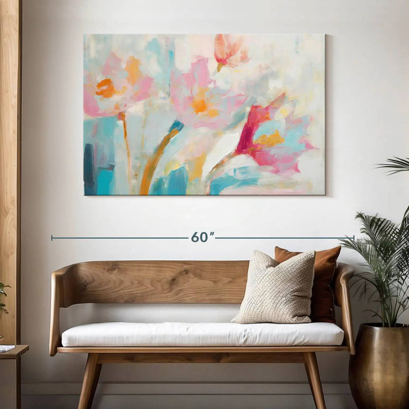 Avery Colorful Brushed Tulip II, 32" H x 48" W