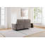 Cupar Electric Power Fabric Reclining Sofa -295279552