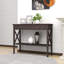 Console l 39,4 po avec 2 tiroirs et tablette de rangement-313636752