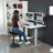 VIVO Single Motor Electric Desk with Push Button Memory Controller-112376706-97735792