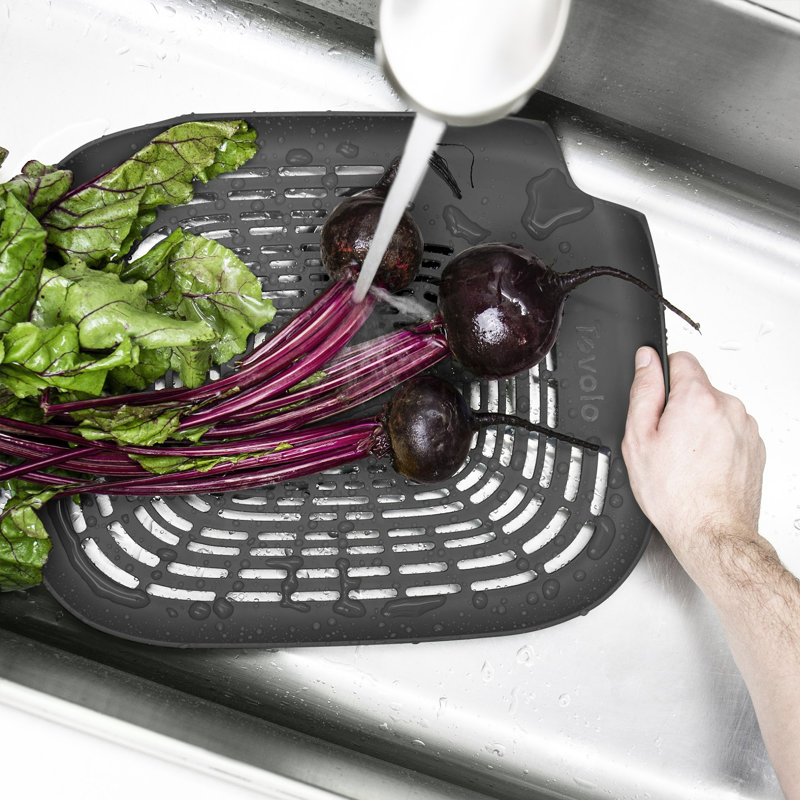 Passoire pour préparation et rinçage à plat Tovolo, Gris charbon