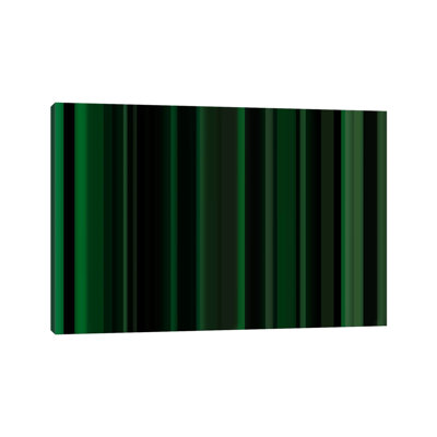 Dark Matrix Green by Latitude Run - Wrapped Canvas Gallery-Wrapped Canvas Giclée