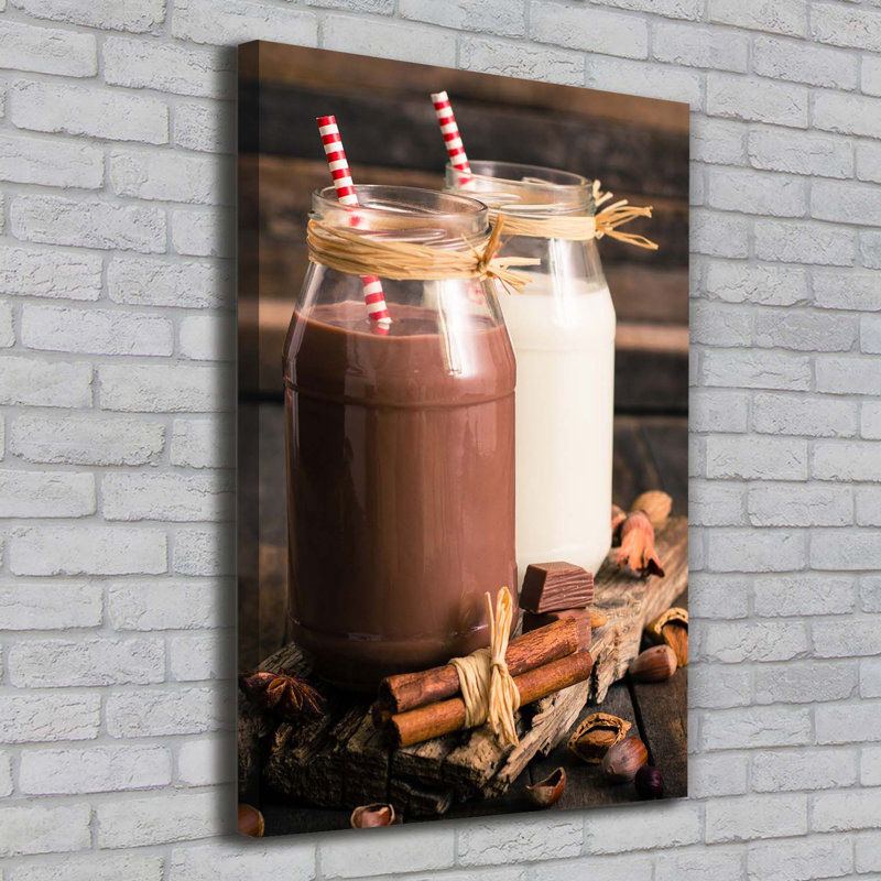 Milk Shakes - Wrapped Canvas Print