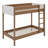 Twin Over Twin Bunk Bed, Upholstered Bunk Bed Frame With Teddy Fleece Fabric Headboard/Footboard