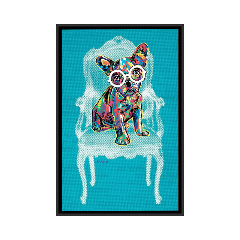P.D. «Moose» Moreno, reproduction sur toile tendue, H 48 po x l 32 po x P 1,5 po, Toile avec cadre noir, Pas de tapis