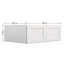 HOMEIBRO Meuble mural standard Shaker en contreplaqué, prêt à assembler, 91,4 cm (L) x 61 cm (P) x 38,1 cm (H), couleur gris tourterelle, 91,4 cm (L) x 61 cm (P) x 38,1 cm (H).-915285825-915386474