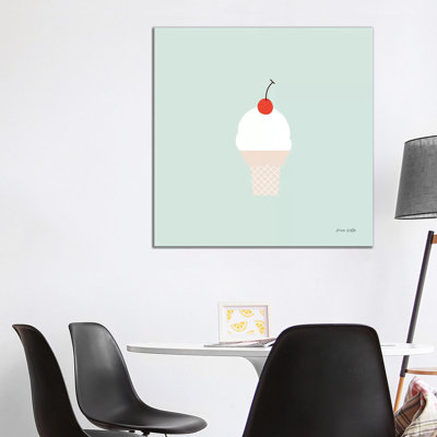 Ice Cream Cone II by Ann Kelle - Wrapped Canvas Gallery-Wrapped Canvas Giclée