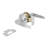 Franklin Collection Modern Brushed Chrome Grade 3 Passage Hall/Closet Door Handle