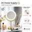 Miroir de maquillage circulaire autoportant-93468244