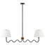 Luminaire suspendu 2 lumières Sunlit Squiggle-101991419