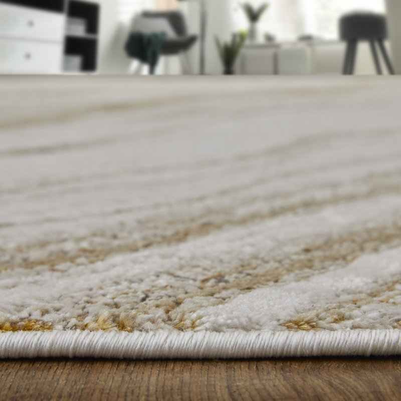 Rollegem Performance Abstract Indoor Rug, Rectangle 5' x 8'