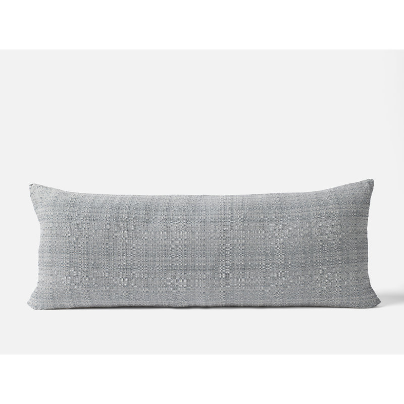 Housse de coussin Lido, Non teinté / Golfe, Rectangulaire H 14 po x l 36 po