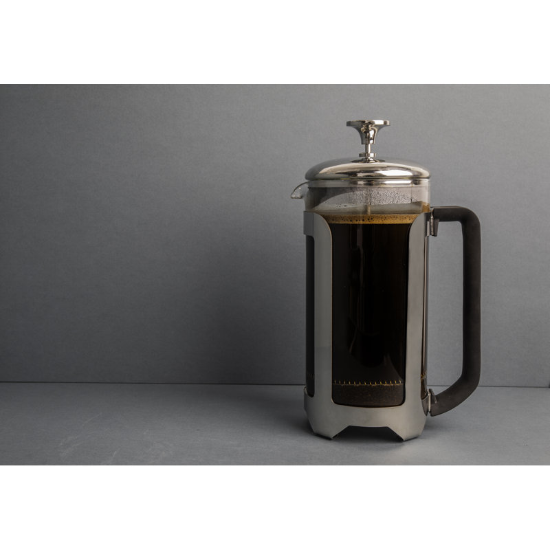 Roma 1L Cafetiere, Silver