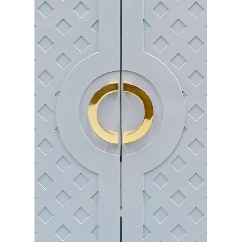 Accent Cabinet, Light Blue
